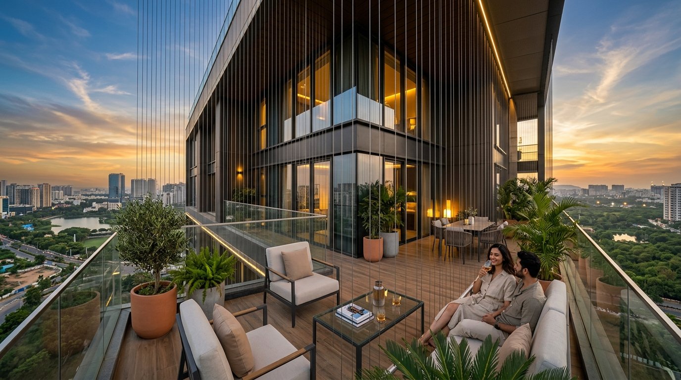 Shivakumar Enterprises Modern Invisible Grills for Balcony